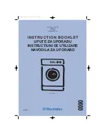 Preview for 1 page of Electrolux EDE 5355 Instruction Booklet