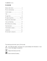 Preview for 4 page of Electrolux EDE 57150 W User Manual