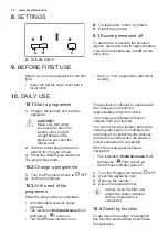 Предварительный просмотр 10 страницы Electrolux EDE1070PDW User Manual