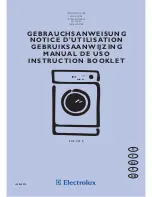 Electrolux EDE401E Instruction Booklet предпросмотр