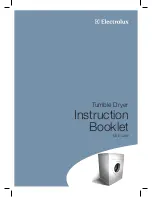 Electrolux EDE420E Instruction Booklet preview