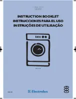 Preview for 1 page of Electrolux EDE5100 Instruction Booklet