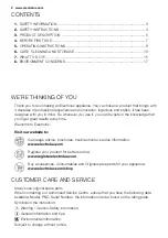 Preview for 2 page of Electrolux EDH10TRBW1 User Manual