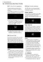 Preview for 8 page of Electrolux EDH10TRBW1 User Manual