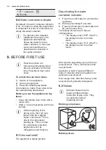 Preview for 14 page of Electrolux EDH803CEWA User Manual