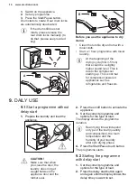 Preview for 14 page of Electrolux EDH804H5WB User Manual