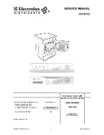 Electrolux EDR1000NEW Service Manual preview