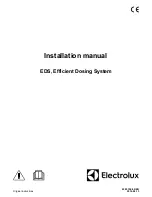 Preview for 1 page of Electrolux EDS Installation Manual