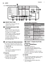 Preview for 7 page of Electrolux EDS805JQWA User Manual