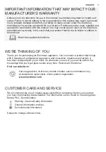 Preview for 3 page of Electrolux EDS854J3WB User Manual