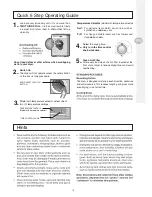 Предварительный просмотр 5 страницы Electrolux EDV500 User Manual