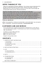 Preview for 2 page of Electrolux EDV605HQWA User Manual