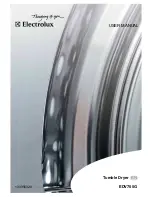 Electrolux EDV705G User Manual preview