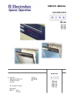 Preview for 1 page of Electrolux EDW 1100 Service Manual