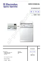 Preview for 1 page of Electrolux EDW 1500 Service Manual