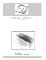 Electrolux EDW5505EPS - ICON - Dishwasher Installation Instructions Manual preview