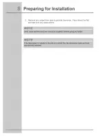 Preview for 7 page of Electrolux EDW5505EPS - ICON - Dishwasher Installation Instructions Manual