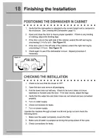 Preview for 17 page of Electrolux EDW5505EPS - ICON - Dishwasher Installation Instructions Manual