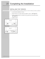 Preview for 19 page of Electrolux EDW5505EPS - ICON - Dishwasher Installation Instructions Manual