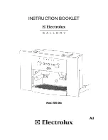 Electrolux EE600x Instruction Booklet предпросмотр