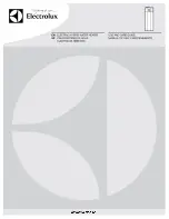 Electrolux EE66WP30PS Use And Care Manual preview