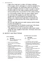 Preview for 4 page of Electrolux EEA22100L User Manual