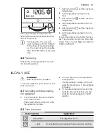 Предварительный просмотр 31 страницы Electrolux EEA4233POX User Manual