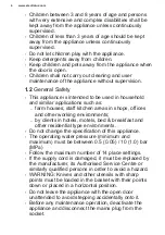 Preview for 4 page of Electrolux EEC87300W User Manual