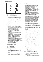 Preview for 6 page of Electrolux EEC87300W User Manual