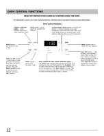 Preview for 12 page of Electrolux Eecric Range Use & Care Manual