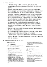 Preview for 4 page of Electrolux EEG69300L User Manual