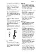 Preview for 5 page of Electrolux EEQ47310L User Manual