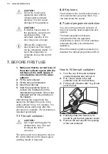 Preview for 14 page of Electrolux EEQ47310L User Manual