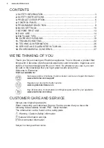 Preview for 2 page of Electrolux EESB7310L User Manual