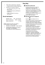 Preview for 54 page of Electrolux EEW A 70 0 0 Operating Instructions Manual