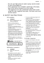 Preview for 5 page of Electrolux EEZ89300W User Manual