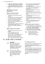 Preview for 22 page of Electrolux EEZ89300W User Manual