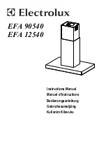 Electrolux EFA 12540 Instruction Manual preview