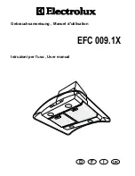 Preview for 1 page of Electrolux EFC 009.1X User Manual