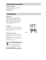 Preview for 5 page of Electrolux EFC 009 X User Manual