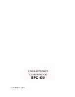 Предварительный просмотр 1 страницы Electrolux EFC 630 Instruction Manual