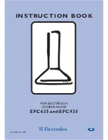 Electrolux EFC 635 X Instruction Book preview