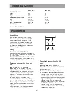 Предварительный просмотр 12 страницы Electrolux EFC 6400 Operating And Installation Manual