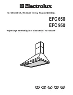 Preview for 1 page of Electrolux EFC 650 Operating And Installation Manual