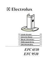 Предварительный просмотр 1 страницы Electrolux EFC 6510 Instruction Manual