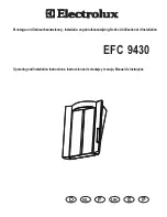 Предварительный просмотр 1 страницы Electrolux EFC 9430 Operating And Installation Instructions