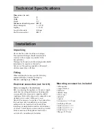 Предварительный просмотр 11 страницы Electrolux EFC 9430 Operating And Installation Instructions