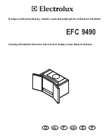 Electrolux EFC 9490 Operating And Installation Instructions preview