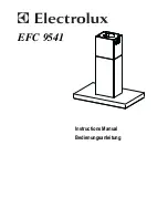 Предварительный просмотр 1 страницы Electrolux EFC 9541 Instruction Manual