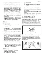 Preview for 5 page of Electrolux EFC226B User Manual